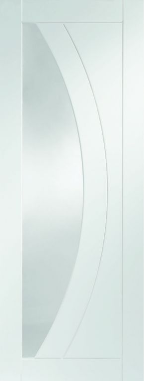 XL Salerno Glazed White Door - 838 x 1981 x 35mm